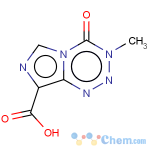 CAS No:113942-30-6 Imidazo[5,1-d]-1,2,3,5-tetrazine-8-carboxylicacid, 3,4-dihydro-3-methyl-4-oxo-