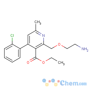 CAS No:113994-36-8 ethyl<br />2-(2-aminoethoxymethyl)-4-(2-chlorophenyl)-6-methylpyridine-3-<br />carboxylate