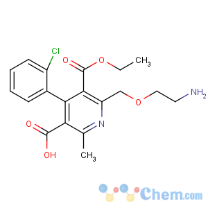CAS No:113994-38-0 6-(2-aminoethoxymethyl)-4-(2-chlorophenyl)-5-ethoxycarbonyl-2-<br />methylpyridine-3-carboxylic acid