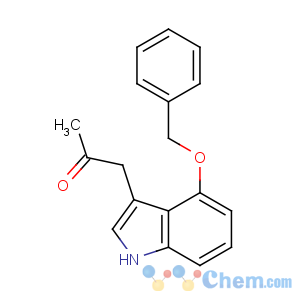 CAS No:113997-55-0 1-(4-phenylmethoxy-1H-indol-3-yl)propan-2-one