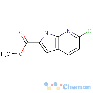 CAS No:1140512-58-8 methyl 6-chloro-1H-pyrrolo[2,3-b]pyridine-2-carboxylate