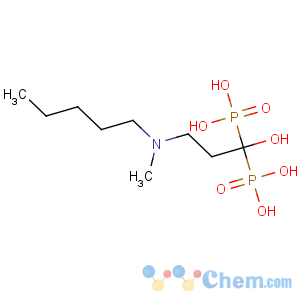 CAS No:114084-78-5 [1-hydroxy-3-[methyl(pentyl)amino]-1-phosphonopropyl]phosphonic acid