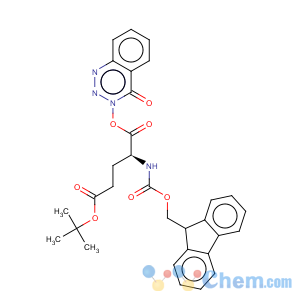 CAS No:114119-86-7 Pentanoic acid,4-[[(9H-fluoren-9-ylmethoxy)carbonyl]amino]-5-oxo-5-[(4-oxo-1,2,3-benzotriazin-3(4H)-yl)oxy]-,1,1-dimethylethyl ester, (S)- (9CI)