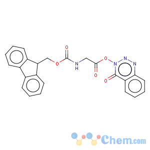 CAS No:114119-87-8 Carbamic acid,[2-oxo-2-[(4-oxo-1,2,3-benzotriazin-3(4H)-yl)oxy]ethyl]-, 9H-fluoren-9-ylmethylester (9CI)