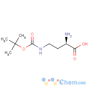 CAS No:114360-55-3 Butanoic acid,2-amino-4-[[(1,1-dimethylethoxy)carbonyl]amino]-, (2R)-