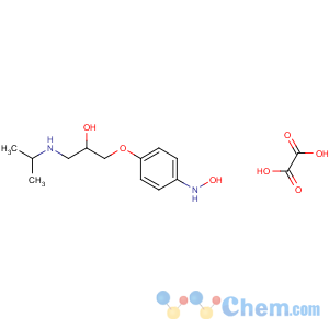 CAS No:114460-15-0 1-[4-(hydroxyamino)phenoxy]-3-(propan-2-ylamino)propan-2-ol