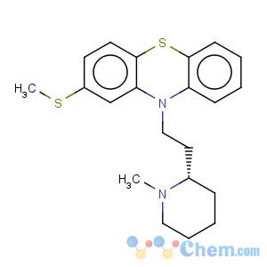 CAS No:114488-10-7 10H-Phenothiazine,10-[2-[(2S)-1-methyl-2-piperidinyl]ethyl]-2-(methylthio)-