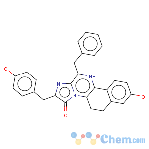 CAS No:114496-02-5 Benz[f]imidazo[1,2-a]quinoxalin-3(6H)-one,5,11-dihydro-8-hydroxy-2-[(4-hydroxyphenyl)methyl]-12-(phenylmethyl)-