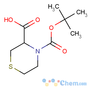 CAS No:114525-81-4 (3R)-4-[(2-methylpropan-2-yl)oxycarbonyl]thiomorpholine-3-carboxylic<br />acid