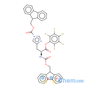CAS No:114616-10-3 L-Histidine,N,1-bis[(9H-fluoren-9-ylmethoxy)carbonyl]-, pentafluorophenyl ester (9CI)