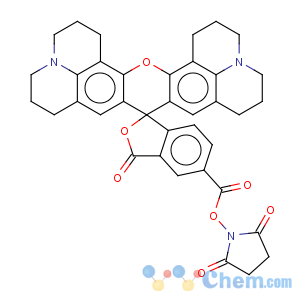 CAS No:114616-32-9 Spiro[isobenzofuran-1(3H),9'-[1H,5H,9H,10H,11H]xantheno[2,3,4-ij:5,6,7-i'j']diquinolizine]-ar-carboxylicacid, 2',3',6',7',12',13',16',17'-octahydro-3-oxo-, 2,5-dioxo-1-pyrrolidinylester