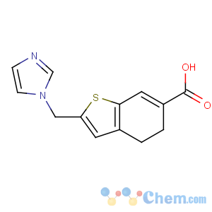 CAS No:114686-12-3 2-(imidazol-1-ylmethyl)-4,5-dihydro-1-benzothiophene-6-carboxylic acid