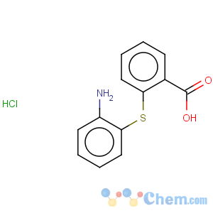 CAS No:114724-41-3 Benzoic acid,2-[(2-aminophenyl)thio]-, hydrochloride (1:1)