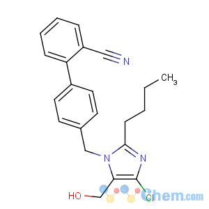CAS No:114772-55-3 2-[4-[[2-butyl-4-chloro-5-(hydroxymethyl)imidazol-1-yl]methyl]phenyl]<br />benzonitrile