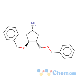 CAS No:114826-86-7 Cyclopentanamine,3-(phenylmethoxy)-4-[(phenylmethoxy)methyl]-, (1R,3S,4R)-