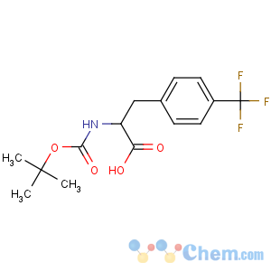 CAS No:114873-07-3 (2S)-2-[(2-methylpropan-2-yl)oxycarbonylamino]-3-[4-(trifluoromethyl)<br />phenyl]propanoic acid