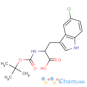 CAS No:114873-08-4 (2S)-3-(5-chloro-1H-indol-3-yl)-2-[(2-methylpropan-2-yl)<br />oxycarbonylamino]propanoic acid