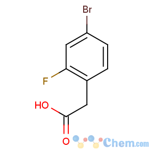 CAS No:114897-92-6 2-(4-bromo-2-fluorophenyl)acetic acid