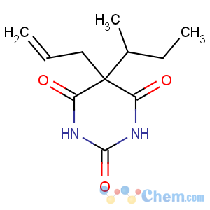 CAS No:115-44-6 2,4,6(1H,3H,5H)-Pyrimidinetrione,5-(1-methylpropyl)-5-(2-propen-1-yl)-