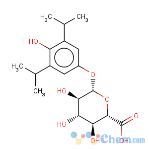 CAS No:115005-78-2 b-D-Glucopyranosiduronic acid,4-hydroxy-3,5-bis(1-methylethyl)phenyl