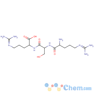 CAS No:115035-42-2 2-[[2-[[2-amino-5-(diaminomethylideneamino)pentanoyl]amino]-3-<br />hydroxypropanoyl]amino]-5-(diaminomethylideneamino)pentanoic acid