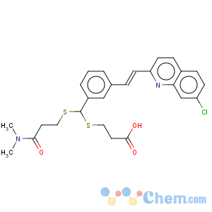 CAS No:115104-28-4 Propanoic acid,3-[[[3-[(1E)-2-(7-chloro-2-quinolinyl)ethenyl]phenyl][[3-(dimethylamino)-3-oxopropyl]thio]methyl]thio]-