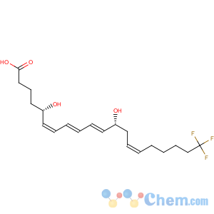 CAS No:115178-97-7 6,8,10,14-Eicosatetraenoicacid, 20,20,20-trifluoro-5,12-dihydroxy-, (5S,6Z,8E,10E,12R,14Z)-