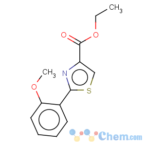 CAS No:115299-16-6 4-Thiazolecarboxylicacid, 2-(2-methoxyphenyl)-, ethyl ester
