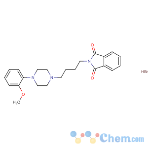 CAS No:115338-32-4 1H-Isoindole-1,3(2H)-dione,2-[4-[4-(2-methoxyphenyl)-1-piperazinyl]butyl]-, hydrobromide (1:1)