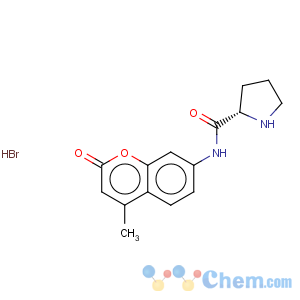 CAS No:115388-93-7 2-Pyrrolidinecarboxamide,N-(4-methyl-2-oxo-2H-1-benzopyran-7-yl)-, hydrobromide (1:1), (2S)-