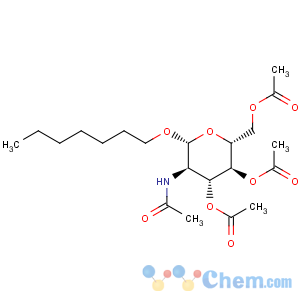 CAS No:115431-24-8 Heptyl 2-acetamido-3,4,6-tri-O-acetyl-2-deoxy-beta-D-glucopyranoside