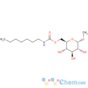 CAS No:115457-83-5 a-D-Glucopyranoside, methyl,6-(heptylcarbamate)