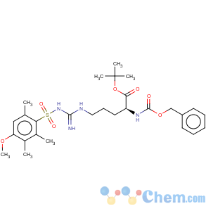 CAS No:115608-60-1 L-Ornithine,N5-[imino[[(4-methoxy-2,3,6-trimethylphenyl)sulfonyl]amino]methyl]-N2-[(phenylmethoxy)carbonyl]-,1,1-dimethylethyl ester