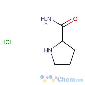 CAS No:115630-49-4 2-Pyrrolidinecarboxamide,hydrochloride (1:1)