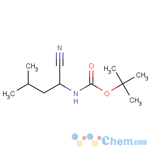 CAS No:115654-59-6 tert-butyl N-[(1S)-1-cyano-3-methylbutyl]carbamate