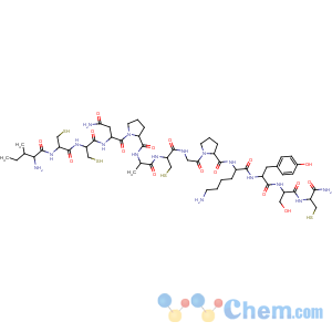 CAS No:115797-06-3 L-Cysteinamide,L-isoleucyl-L-cysteinyl-L-cysteinyl-L-asparaginyl-L-prolyl-L-alanyl-L-cysteinylglycyl-L-prolyl-L-lysyl-L-tyrosyl-L-seryl-(9CI)