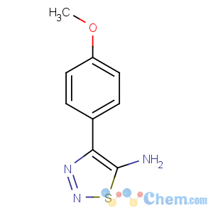 CAS No:115842-95-0 4-(4-methoxyphenyl)thiadiazol-5-amine