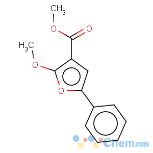 CAS No:115852-13-6 3-Furancarboxylic acid,2-methoxy-5-phenyl-, methyl ester