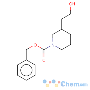 CAS No:115909-93-8 1-Piperidinecarboxylicacid, 3-(2-hydroxyethyl)-, phenylmethyl ester, (R)- (9CI)