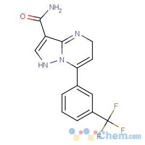 CAS No:115931-11-8 7-[3-(trifluoromethyl)phenyl]-1,5-dihydropyrazolo[1,<br />5-a]pyrimidine-3-carboxamide