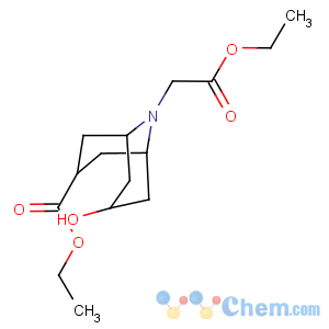 CAS No:115956-04-2 ethyl<br />9-(2-ethoxy-2-oxoethyl)-3-hydroxy-9-azabicyclo[3.3.1]nonane-7-<br />carboxylate