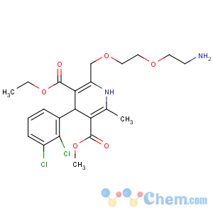 CAS No:115972-78-6 3-O-ethyl 5-O-methyl<br />2-[2-(2-aminoethoxy)ethoxymethyl]-4-(2,3-dichlorophenyl)-6-methyl-1,<br />4-dihydropyridine-3,5-dicarboxylate