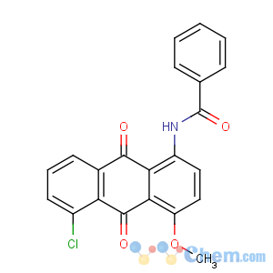 CAS No:116-80-3 N-(5-chloro-4-methoxy-9,10-dioxoanthracen-1-yl)benzamide