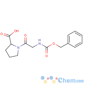 CAS No:1160-54-9 (2S)-1-[2-(phenylmethoxycarbonylamino)acetyl]pyrrolidine-2-carboxylic<br />acid