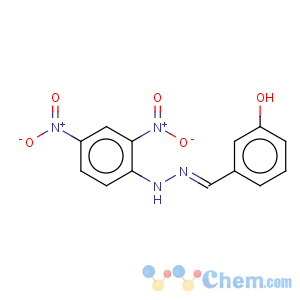 CAS No:1160-77-6 Benzaldehyde,3-hydroxy-, 2-(2,4-dinitrophenyl)hydrazone