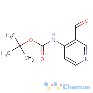 CAS No:116026-93-8 tert-butyl N-(3-formylpyridin-4-yl)carbamate