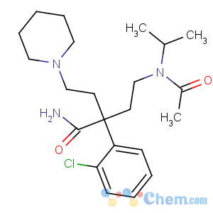 CAS No:116078-65-0 2-[2-[acetyl(propan-2-yl)amino]ethyl]-2-(2-chlorophenyl)-4-piperidin-1-<br />ylbutanamide
