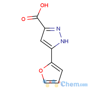 CAS No:116153-81-2 5-(furan-2-yl)-1H-pyrazole-3-carboxylic acid