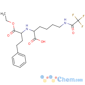CAS No:116169-90-5 (2S)-2-[[(2S)-1-ethoxy-1-oxo-4-phenylbutan-2-yl]amino]-6-[(2,2,<br />2-trifluoroacetyl)amino]hexanoic acid
