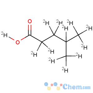 CAS No:116287-57-1 Pentanoic-2,2,3,3,4,5,5,5-d8acid-d, 4-(methyl-d3)- (9CI)